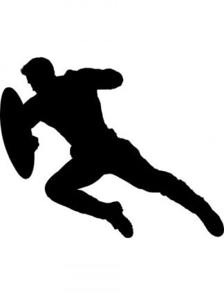 Sticker Autocollant Captain America héro U87308