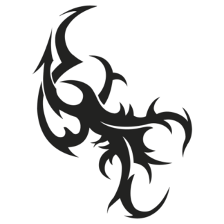 Sticker Autocollant Scorpion Tribal