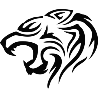 Sticker Autocollant Tigre Tribal