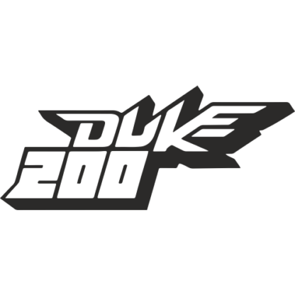 Sticker Autocollant  KTM 200 Duke