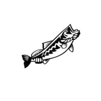 Sticker Autocollant Poisson pêche Q87298