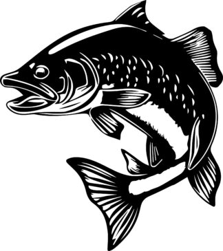 Sticker Autocollant Brochet pêche P87306