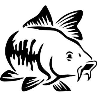 Sticker Autocollant Carpe pêche P87301