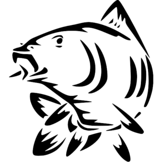 Sticker Autocollant Carpe pêche P87300
