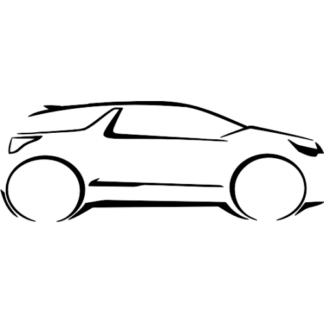 Sticker Autocollant Citroen ds3 auto O87292