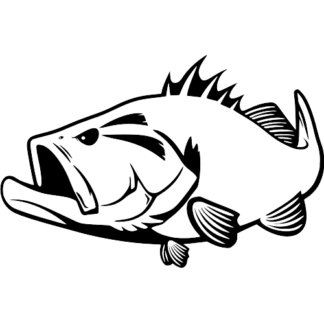 Sticker Autocollant Mérou pêche P87308