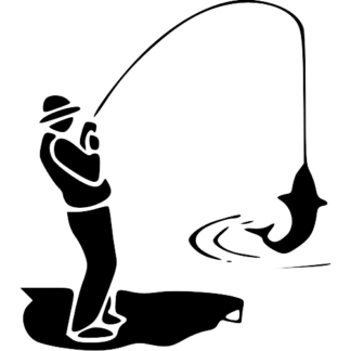 Sticker Autocollant à la ligne pêche P87292