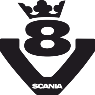 Sticker Autocollant  Scania V8 King camion S87304