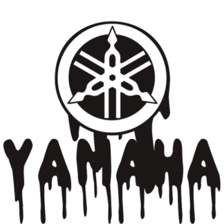 Sticker Autocollant yamaha sang blood