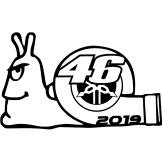 Sticker Autocollant Yamaha rossi 2019