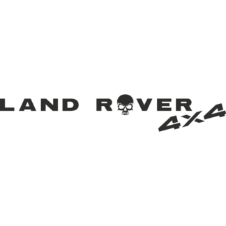 Sticker Autocollant  land rover skull auto AM87348