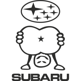 Sticker Autocollant  subaru jdm ass auto AM87321