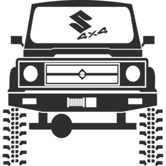 Sticker Autocollant  suzuki 4x4  auto AM87311