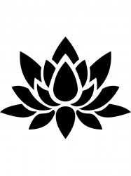 Sticker Autocollant lotus fleur AG87289