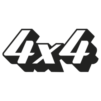 Sticker Autocollant 4x4 auto AM87597