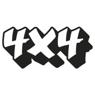 Sticker Autocollant 4x4 auto AM87588