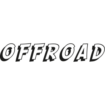 Sticker Autocollant offroad auto AM87565
