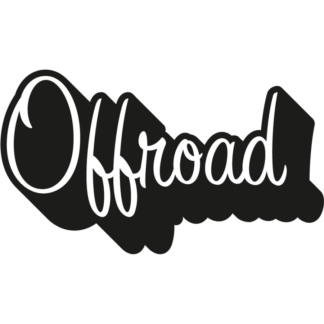 Sticker Autocollant offroad auto AM87563