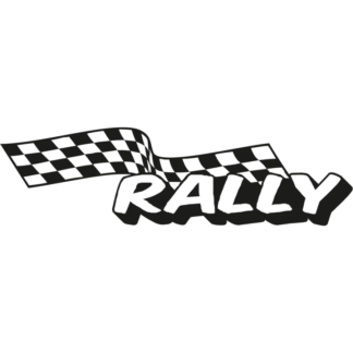 Sticker Autocollant rally auto AM87536