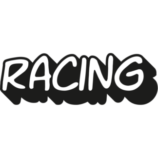 Sticker Autocollant racing auto AM87534