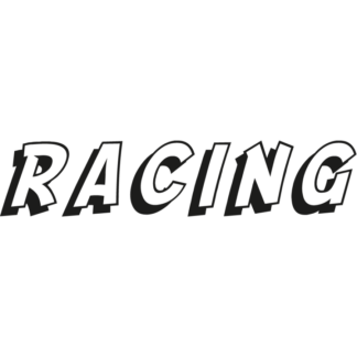 Sticker Autocollant racing auto AM87529