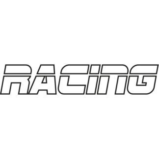Sticker Autocollant racing auto AM87527