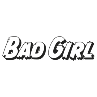 Sticker Autocollant bad girl auto AM87508