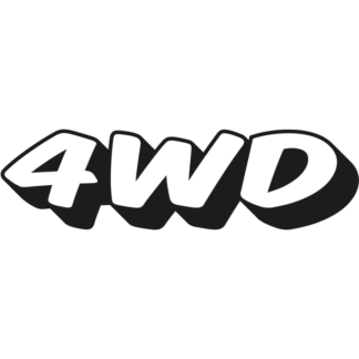 Sticker Autocollant 4wd auto AM87482
