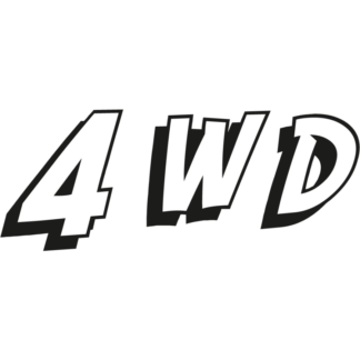 Sticker Autocollant 4wd auto AM87481