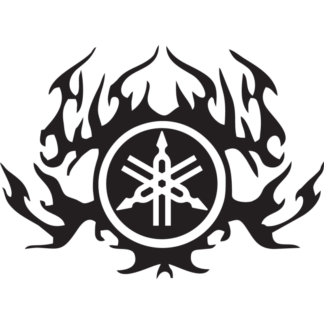 Sticker Autocollant  yamaha  moto AN87332