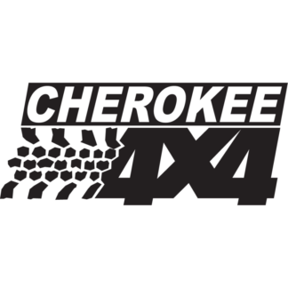 Sticker Autocollant logo 4x4 cherokee auto AM87421