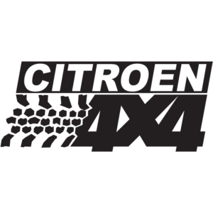 Sticker Autocollant logo 4x4 citroen auto AM87420