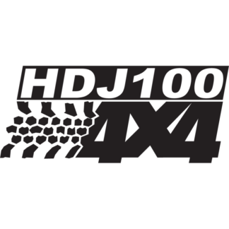 Sticker Autocollant logo 4x4 hdj100 auto AM87414
