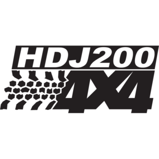 Sticker Autocollant logo 4x4 hdj200 auto AM87413