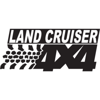 Sticker Autocollant logo 4x4 land cruiser auto AM87402