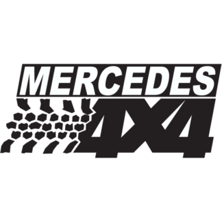 Sticker Autocollant logo 4x4 mercedes auto AM87399