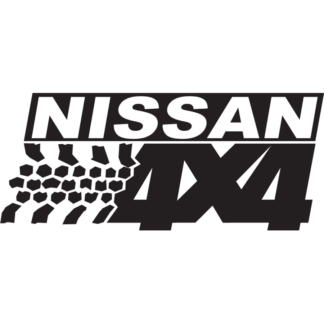 Sticker Autocollant logo 4x4 nissan auto AM87397