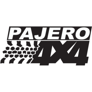 Sticker Autocollant logo 4x4 pajero auto AM87395