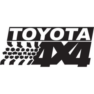 Sticker Autocollant logo 4x4 toyota auto AM87384