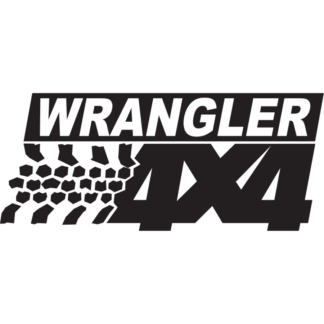 Sticker Autocollant logo 4x4 wrangler auto AM87382