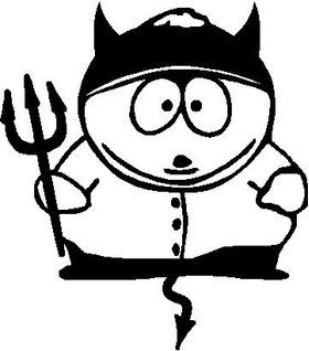 Sticker Autocollant Cartman diable south park AA87292