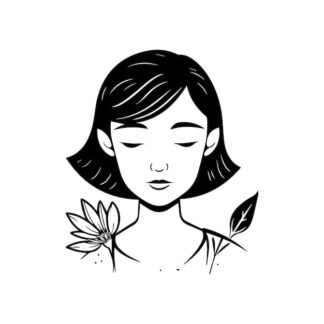 Sticker Autocollant lotus fleur AH87291