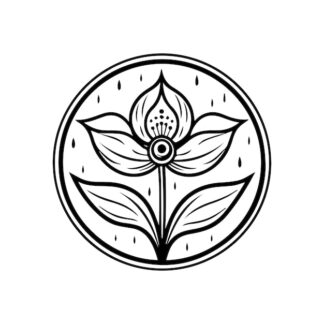 Sticker Autocollant lotus fleur AH87296