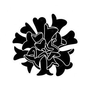 Sticker Autocollant succulente fleur AJ87292