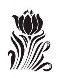 Sticker Autocollant lotus fleur AG87292