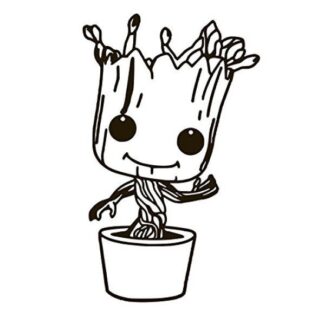 Sticker Autocollant Groot baby disney Z87294