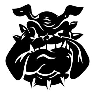 Sticker Autocollant Chien bulldog deco Y87293