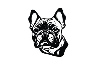 Sticker Autocollant Chien bulldog deco Y87291