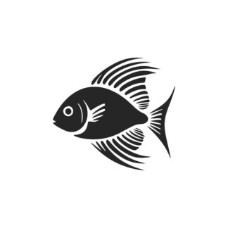 Sticker Autocollant poisson peche marin AM87304