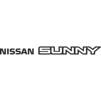 Sticker Autocollant  nissan sunny Auto AS87290